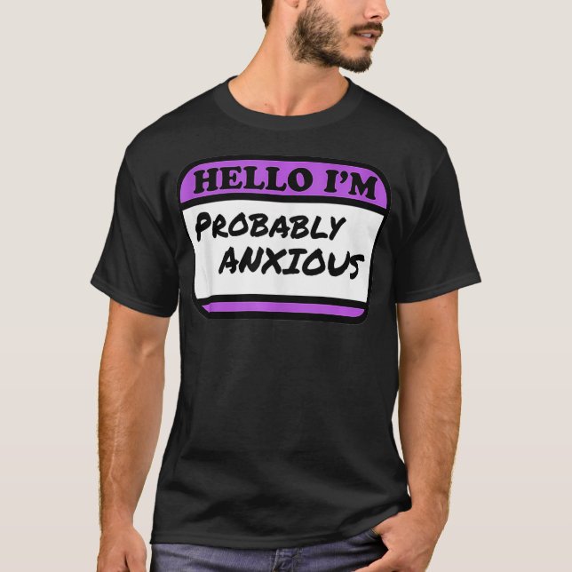 Hej jag är nog Anious T Shirt (Framsida)