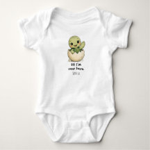 Hej jag är ny här baby bodysuit