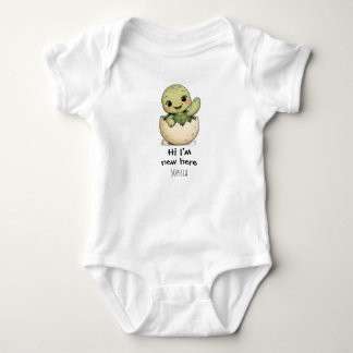 Hej jag är ny här baby bodysuit t shirt