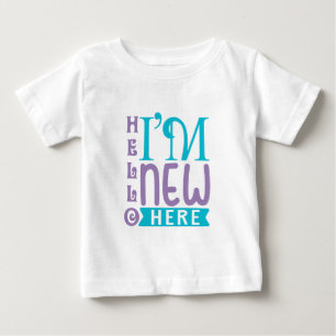 Hej jag är ny här t shirt