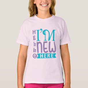 Hej jag är ny här t shirt