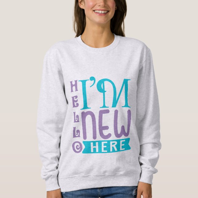 Hej jag är ny här t shirt (Framsida)