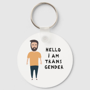 Hej jag är Transgenus Nyckelring