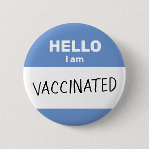 Hej Jag är vaccinerad knapp
