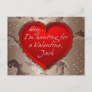 Hej... jag jagar efter en valentin, Jack Helg Vykort