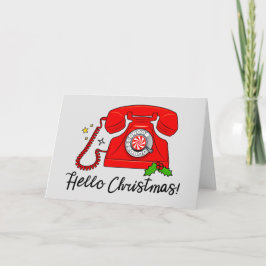 Hej jul!Retro Mobilare Helgkort