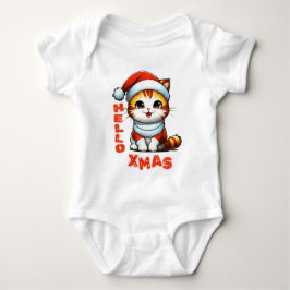 Hej Julafton - Klädjulkatt i en juldräkt T Shirt