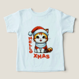 Hej Julafton - Klädjulkatt i en juldräkt T Shirt