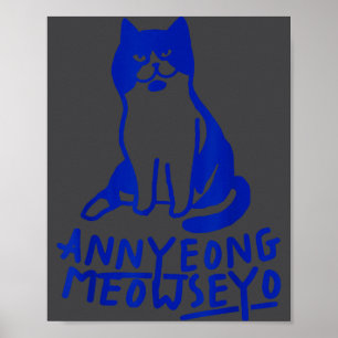 Hej K-drama Roliga Kattälskare Poster