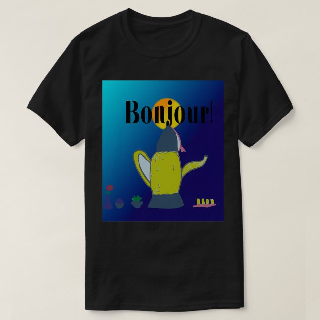 Hej kaffe t shirt (Design framsida)