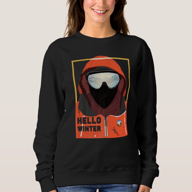 Hej Kallt Och Snigare Vinter T Shirt (Framsida)