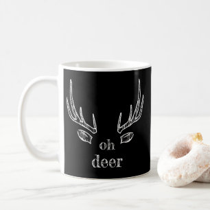 "Hej Kära" Hjort Antlers & Öron Coffee Mugg
