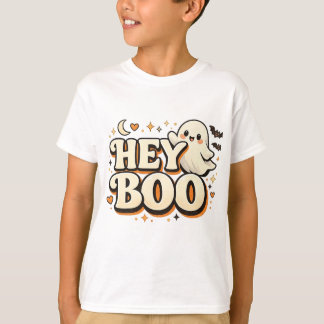 HEJ KÄRA Söt Retro Spöke Halloween Roligt T Shirt