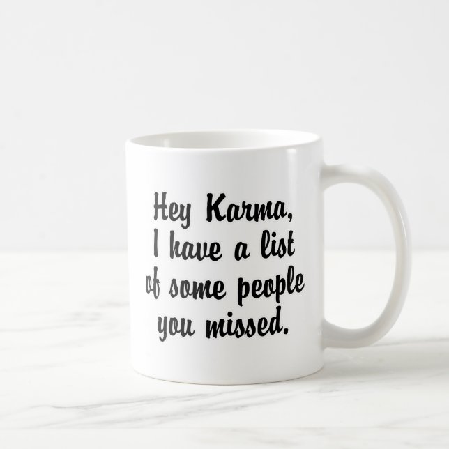Hej Karma... Kaffemugg (Höger)