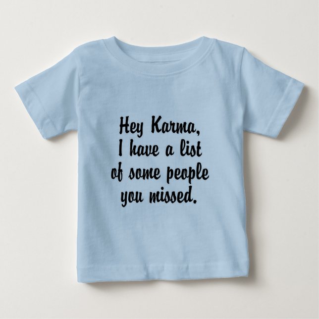 Hej Karma... T-shirt (Framsida)