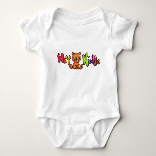 Hej Kiddo Onsie T Shirt (Framsida)