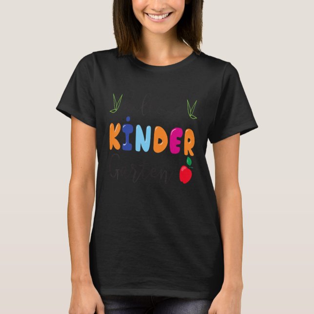 Hej Kinder Garten Back to school T Shirt (Framsida)