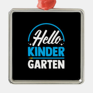 Hej Kinder Garten Julgransprydnad Metall