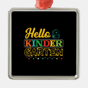 Hej Kinder Garten Julgransprydnad Metall