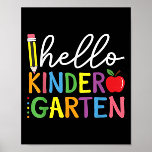 Hej Kindergarten Back to school Kindergarten Tea Poster