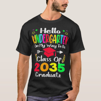 Hej Kindergarten Back to school, klass 2035 GR T Shirt