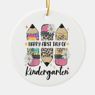 Hej Kindergarten Back to school Lärare Student Julgransprydnad Keramik