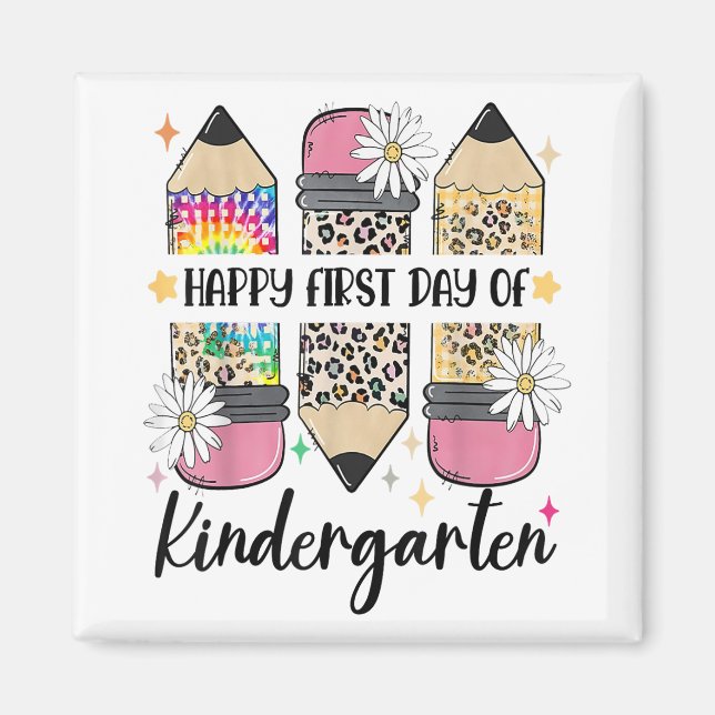Hej Kindergarten Back to school Lärare Student Magnet (Framsidan)