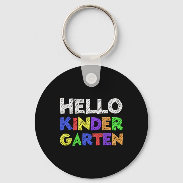 Hej Kindergarten Back to school Nyckelring (Framsida)
