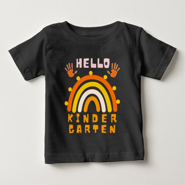 HEJ KINDERGARTEN - COOLA RAINBOW T SHIRT (Framsida)