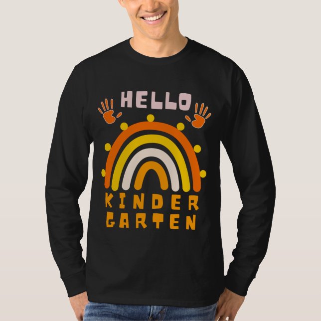 HEJ KINDERGARTEN - COOLA RAINBOW T SHIRT (Framsida)