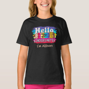 Hej Kindergarten Första dagen i Back to school T Shirt
