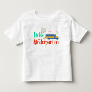 Hej Kindergarten, första skoldagen T Shirt