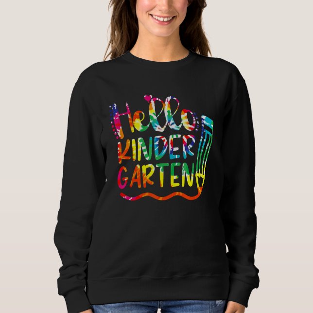 Hej Kindergarten Pencil Back to school Lärare K T Shirt (Framsida)