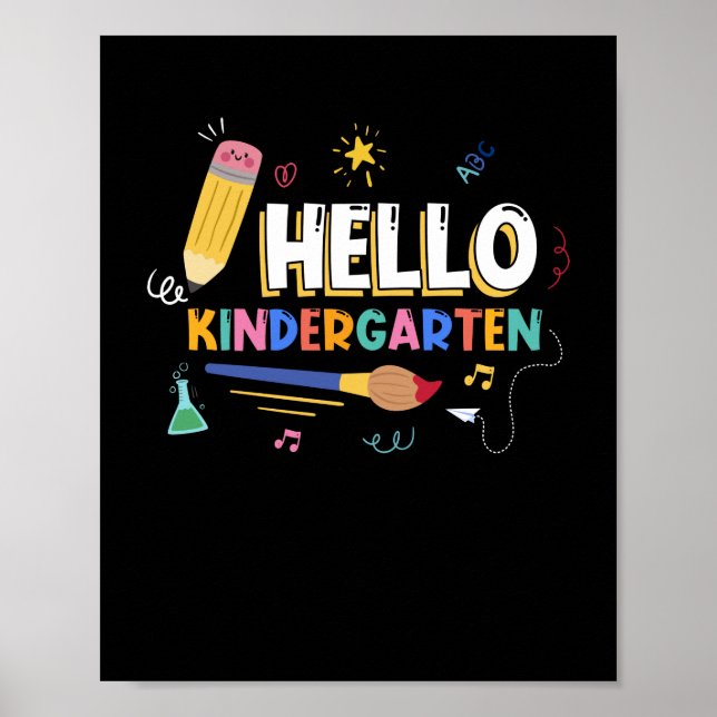 Hej Kindergarten Poster (Framsidan)
