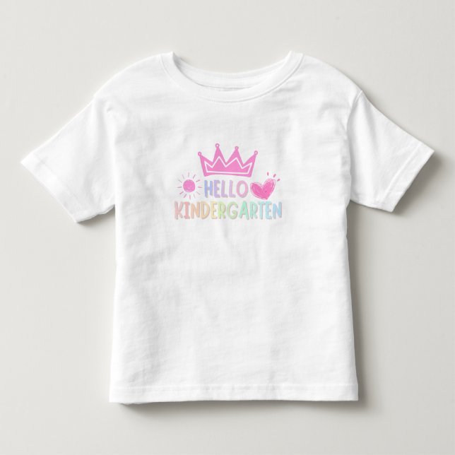 Hej Kindergarten Shirt T Shirt (Framsida)