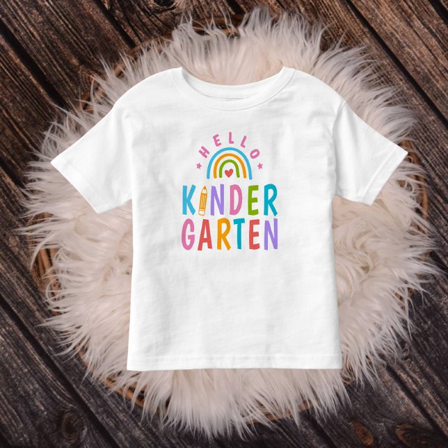 Hej Kindergarten Småbarn T-Shirt (Skapare uppladdad)