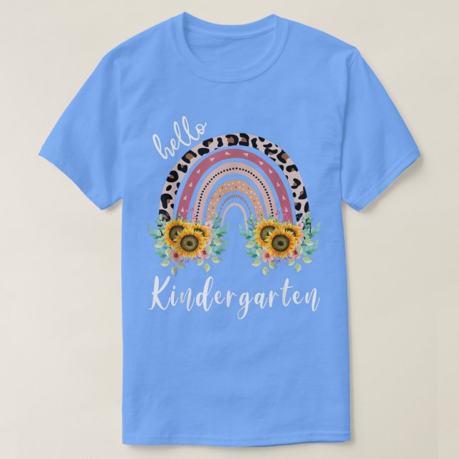 Hej Kindergarten, solroslärare T-Sh T Shirt (Design framsida)