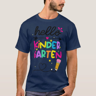 Hej Kindergarten Squad min första dag i Kindergar T Shirt