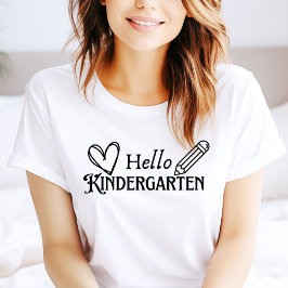 Hej Kindergarten Teacher Tshirt T Shirt