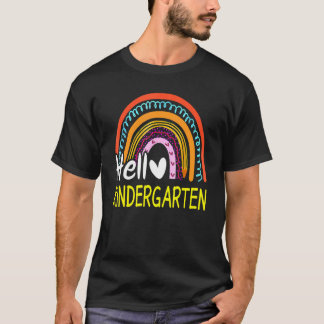 Hej Kindergarten Team Kinder Back to school Rain T Shirt
