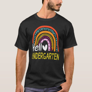 Hej Kindergarten Team Kinder Back to school Rain T Shirt