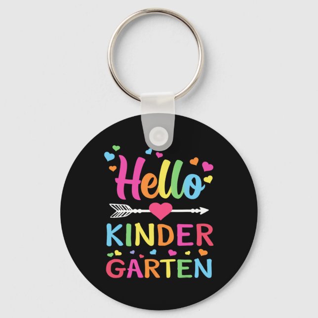Hej Kindergarten Team Kinder Back to school Teac Nyckelring (Framsida)