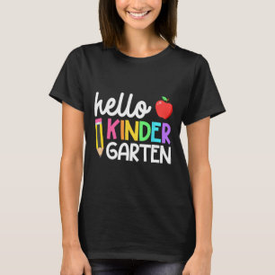 Hej Kindergarten Team Kinder Back to school Teac T Shirt
