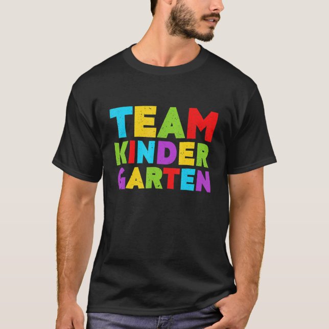 Hej Kindergarten Team Kinder Back to school Teac T Shirt (Framsida)