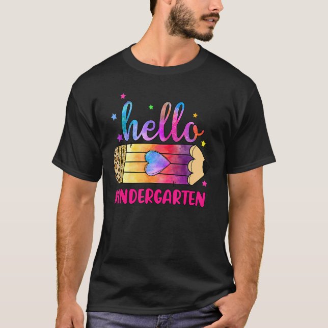 Hej Kindergarten Vibes Lärare Back to school Pe T Shirt (Framsida)