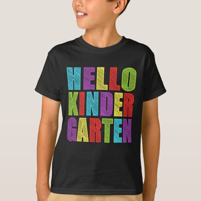 Hej Kindergaten - Kindergarten, 1:a dagen T Shirt (Framsida)