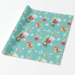 Hej Kitten Jul Wrapping Papper Presentpapper
