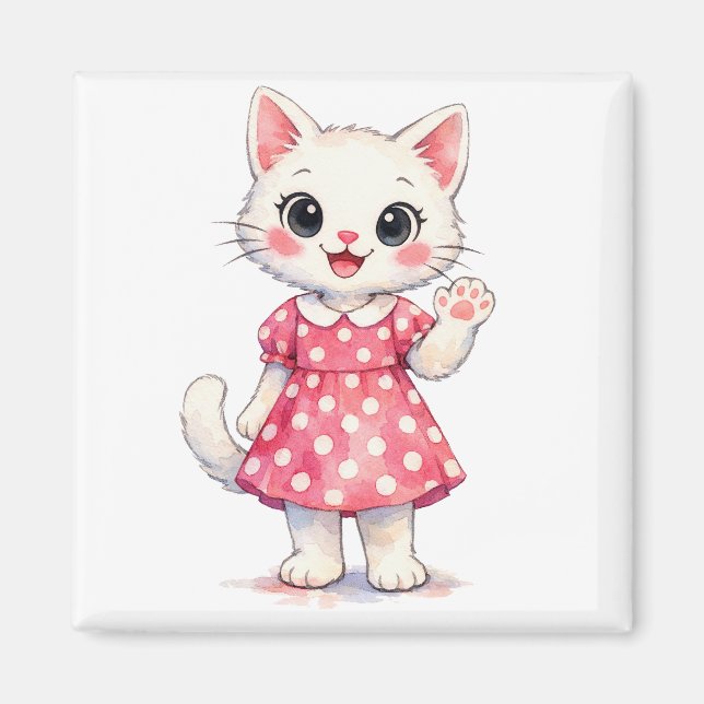 Hej Kitty! Magnet (Framsidan)