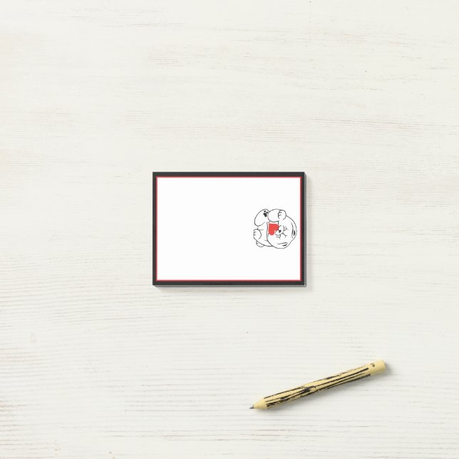 HEJ KOKORO Chow hund Post-it Block (On Desk)