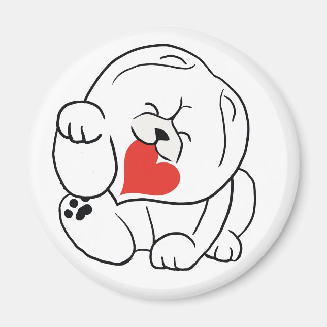 HEJ KOKORO Chow Magnet (Framsidan)